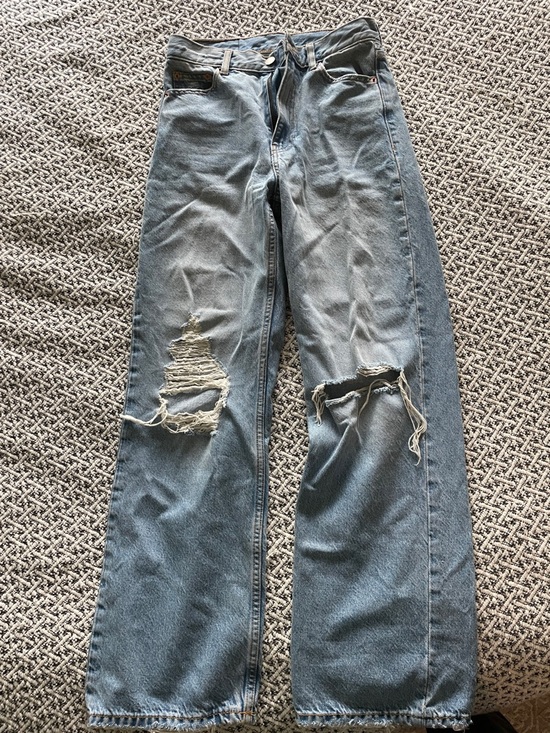 Dr. Denim Denim - Dr. Denim High Rise Distressed Light Blue Jeans